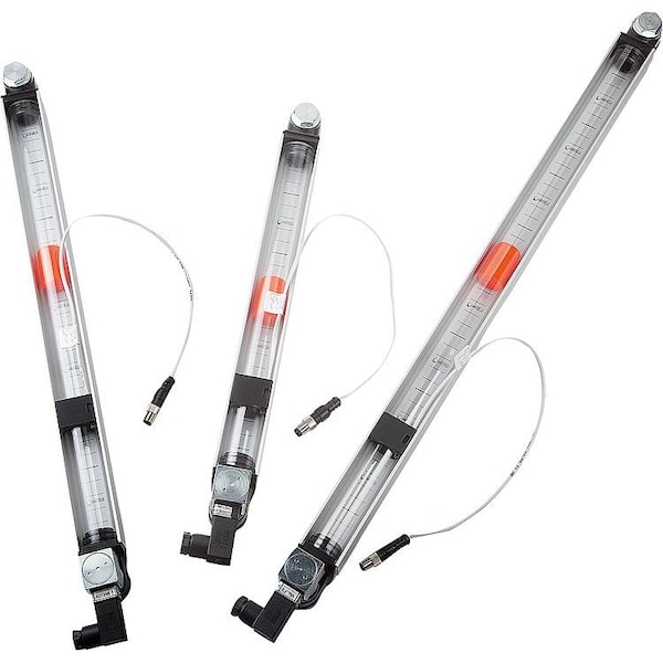 Kipp Oil Level Gauge W.Electr.Oil Level&Temp.Mo D1=M12 426, 6X30X30, Form:Long Aluminum, Normally Open K1430.1400 - main
